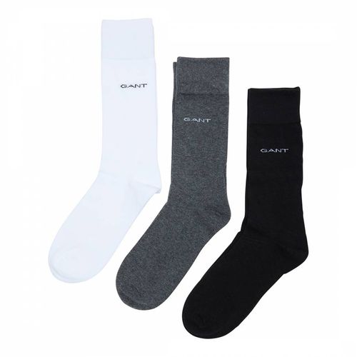 Multi 3 Pack Cotton Socks - Gant - Modalova