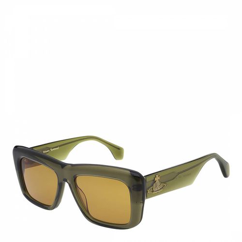 Xtal Khaki Laurent Sunglasses - Vivienne Westwood - Modalova