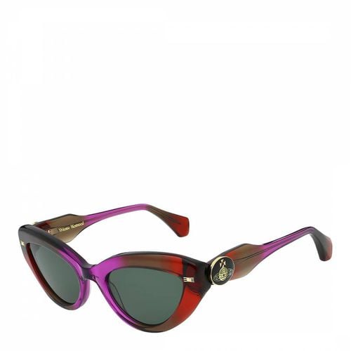 Gloss Xtal Pink Amber Gradient Artemsia Sunglasses - Vivienne Westwood - Modalova