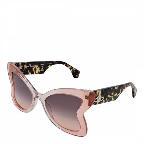 Gloss Xtal Champagne Peach Grad Athalia Sunglasses - Vivienne Westwood - Modalova