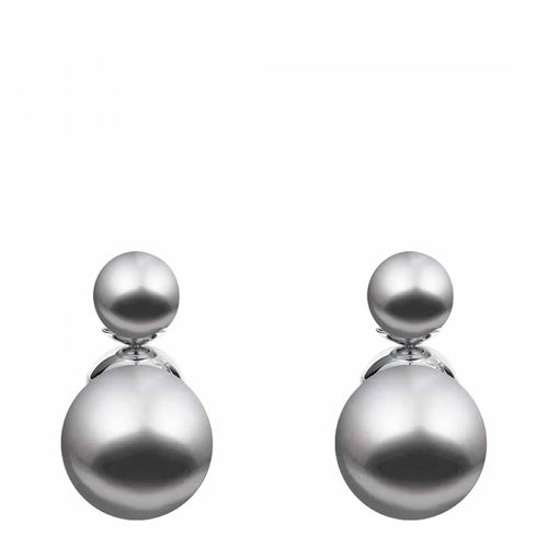 And Grey Double Sided Earrings - Liv Oliver - Modalova