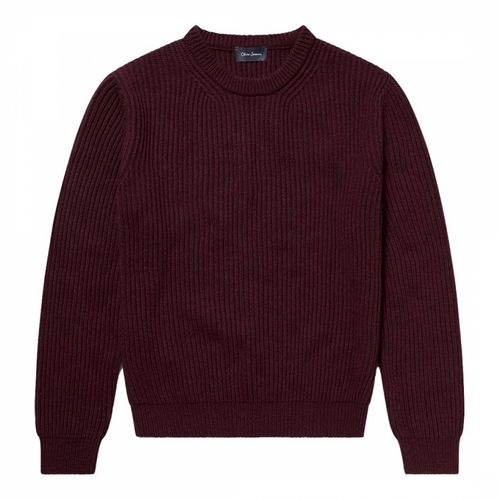 Burgundy Cliveden Cashmere Blend Jumper - Oliver Sweeney - Modalova