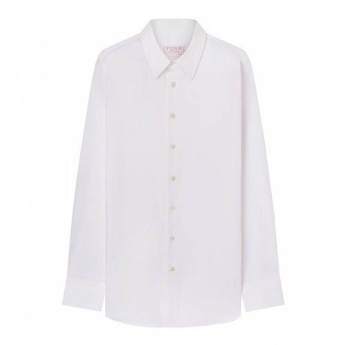 White Tailored Cotton Poplin Shirt - Thomas Pink - Modalova