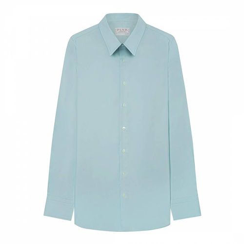 Seafoam Tailored Fit Twill Cotton Shirt - Thomas Pink - Modalova