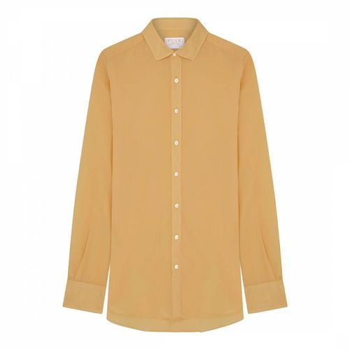 Yellow Classic Fit Cotton Shirt - Thomas Pink - Modalova