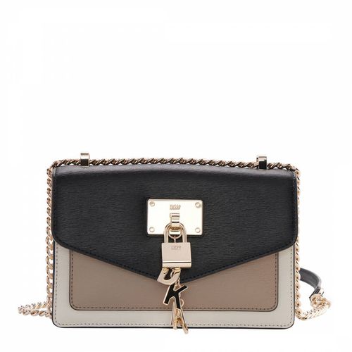 Pebble Combo Elissa Small Flap Shoulder Bag - DKNY - Modalova