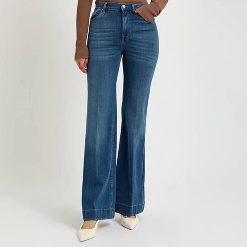 Mid Blue Modern Dojo Stretch Jeans - 7 For All Mankind - Modalova