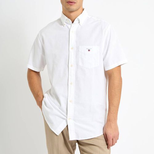 Regular Oxford Short Sleeve Shirt - Gant - Modalova