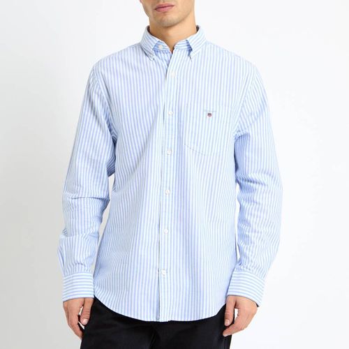 Stripe Regular Oxford Cotton Shirt - Gant - Modalova