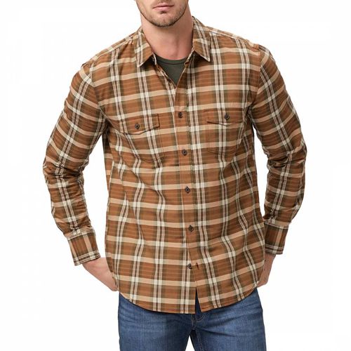 Brown Everett Check Shirt - Paige - Modalova