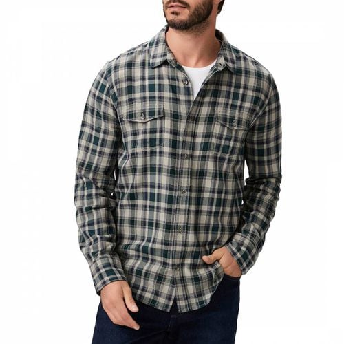 Blue/Grey Everett Check Shirt - Paige - Modalova