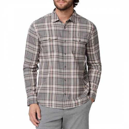 Grey/Pink Everett Check Shirt - Paige - Modalova