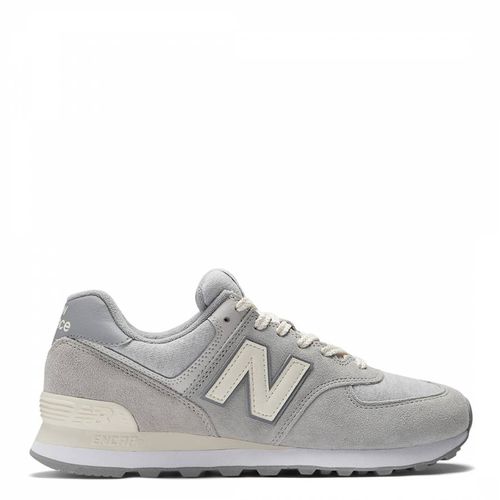 Women's Grey/White 574 Trainers - New Balance - Modalova