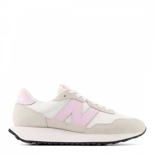 Women's White/Pink 237 Trainers - New Balance - Modalova