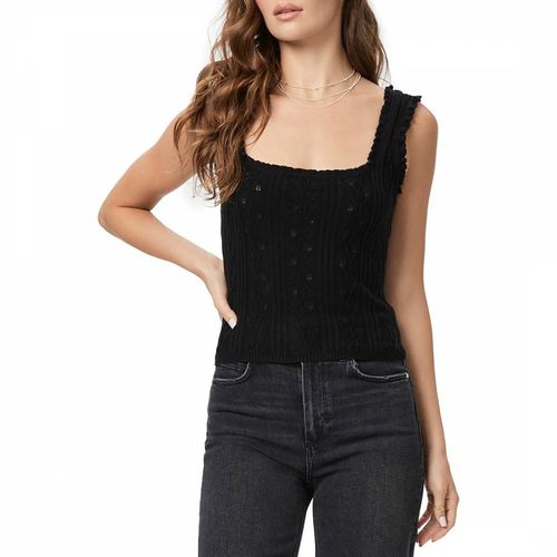 Black Fosca Silk Blend Sweater Top - Paige - Modalova