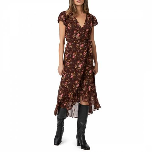 Brown Silk Neroli Dress - Paige - Modalova