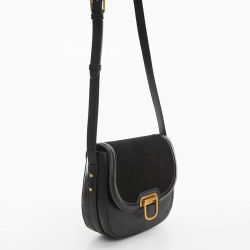 Black Shoulder Bag With Buckle - Mango - Modalova