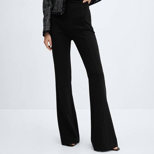 Black Flared Trousers - Mango - Modalova