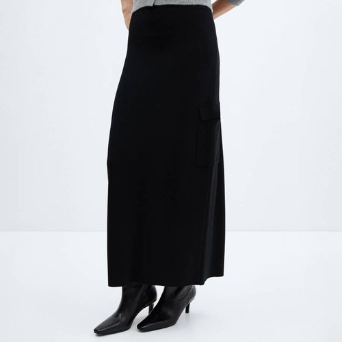 Knitted Skirt With Cargo Pockets - Mango - Modalova