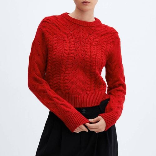 Knitted Jumper With Openwork Details - Mango - Modalova