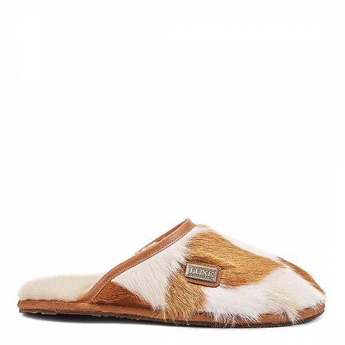 Multi Heiress Fur Slippers - Australia Luxe Collective - Modalova