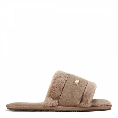 Beige Muchas Lite Open Toe Slippers - Australia Luxe Collective - Modalova