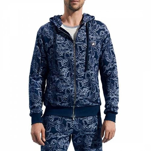 Navy Maronais Cotton Hoodie - Vilebrequin - Modalova