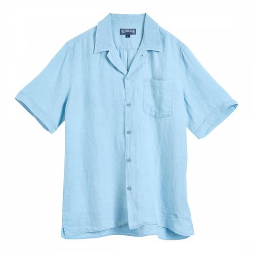 Blue Linen Shirt - Vilebrequin - Modalova