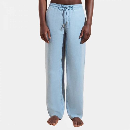 Blue Pacha Linen Trousers - Vilebrequin - Modalova