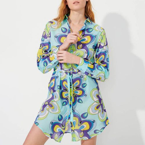 Blue Florence Cotton Shirt Dress - Vilebrequin - Modalova