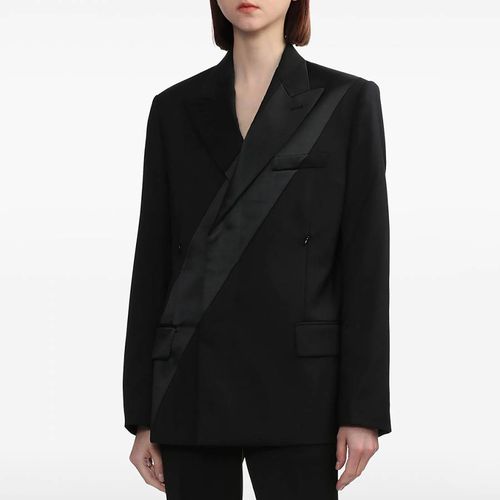 Black Wool Tux Blazer - HELMUT LANG - Modalova