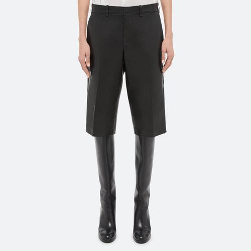 Black Leather Shorts - HELMUT LANG - Modalova