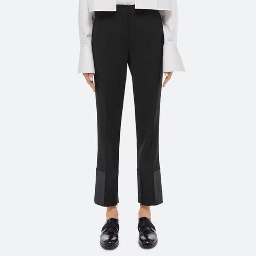 Black Slim Tailored Wool Trousers - HELMUT LANG - Modalova