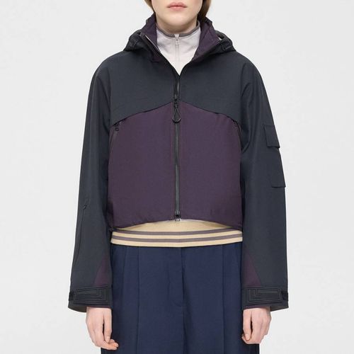 Purple Hooded Coat - Theory - Modalova