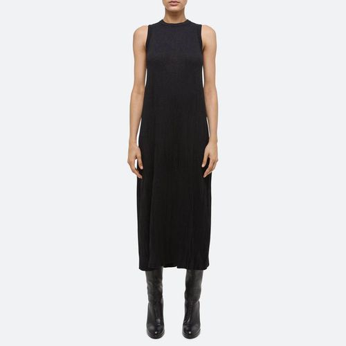 Crushed Merino Wool Blend Midi Dress - HELMUT LANG - Modalova