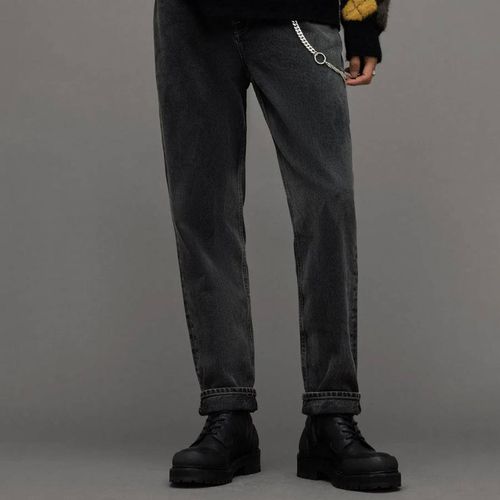 Black Curtis Straight Jeans - AllSaints - Modalova