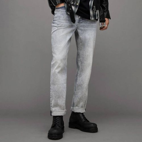 Grey Curtis Straight Stretch Jeans - AllSaints - Modalova