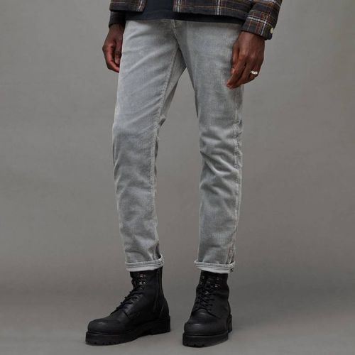 Grey Dean Cord Slim Stretch Jeans - AllSaints - Modalova