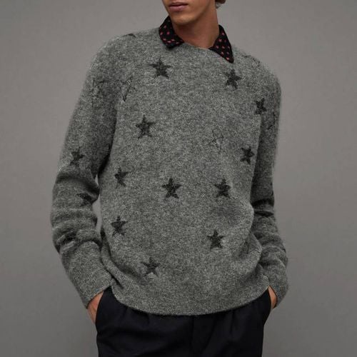 Odyssey Star Print Wool Blend Jumper - AllSaints - Modalova