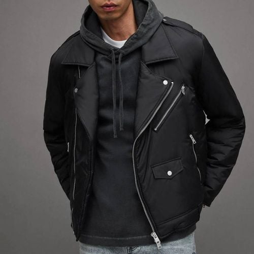 Black Miller Biker Jacket - AllSaints - Modalova