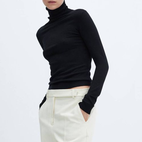 Black Almar Cashmere Blend Sweater - Mango - Modalova