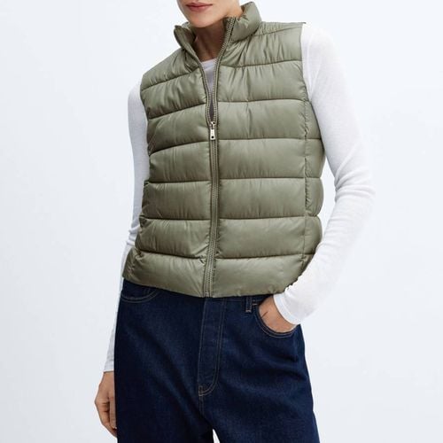 Green Ultra-Light Quilted Gilet - Mango - Modalova