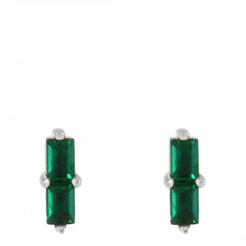 And Green Swarovski Crystal Earrings - Ma Petite Amie - Modalova