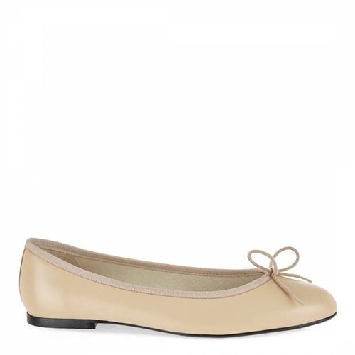 Nude Leather Amelie Pumps - French Sole - Modalova