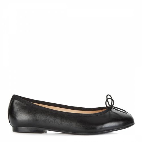 Black Leather Amelie Pump - French Sole - Modalova