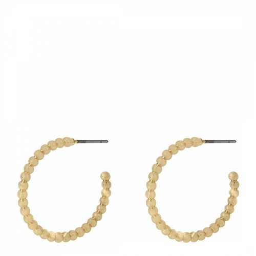 Brass Medium Ballchain Hoop Earrings - AllSaints - Modalova