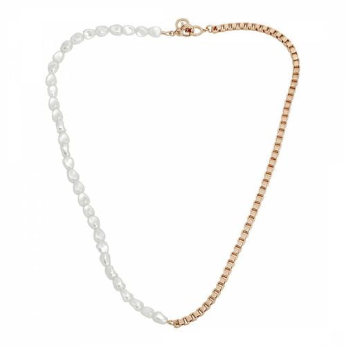 Crystal Brass Half Chain Necklace - AllSaints - Modalova