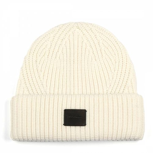 Chalk Travelling Rib Beanie - AllSaints - Modalova