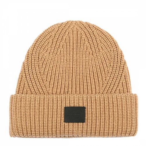 Cortina Beige Travelling Rib Beanie - AllSaints - Modalova