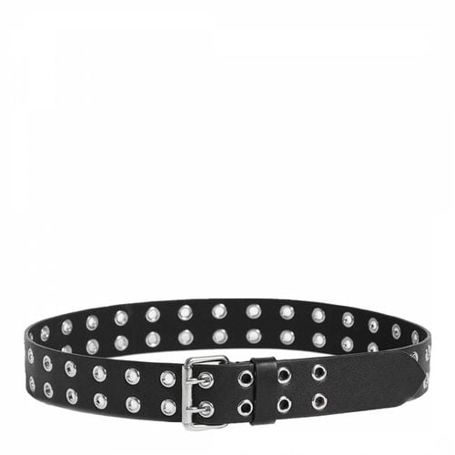 Black Nickel 38mm Strap Eyelet Belt - AllSaints - Modalova